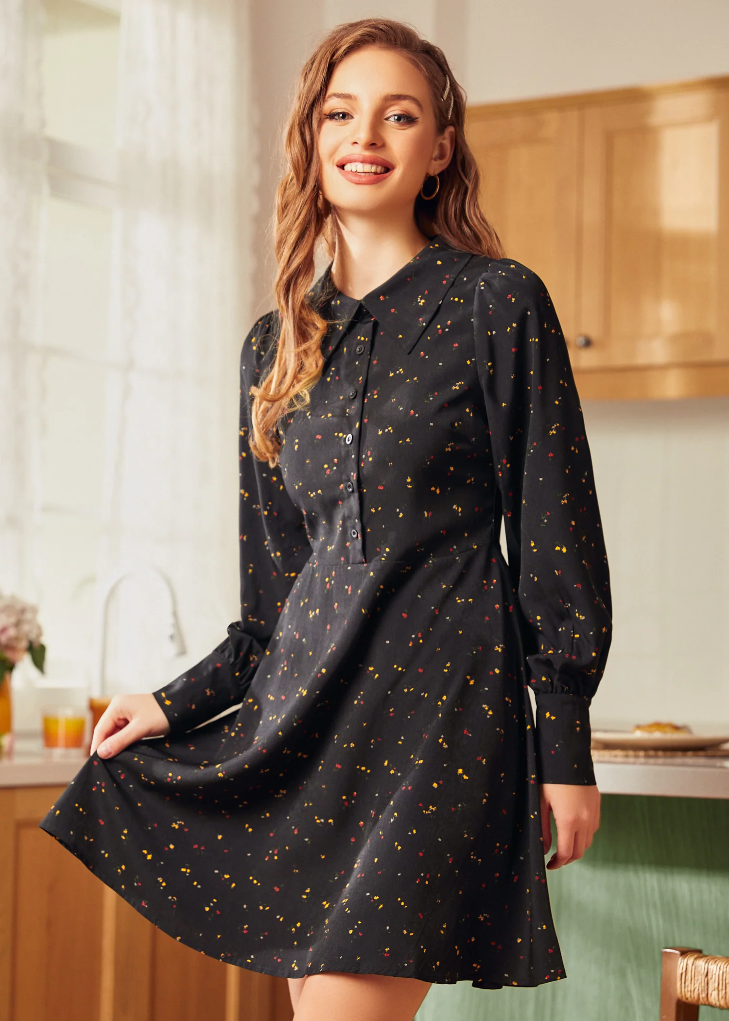 Meet Me at the Sock Hop Fit & Flare Dress - Olabens