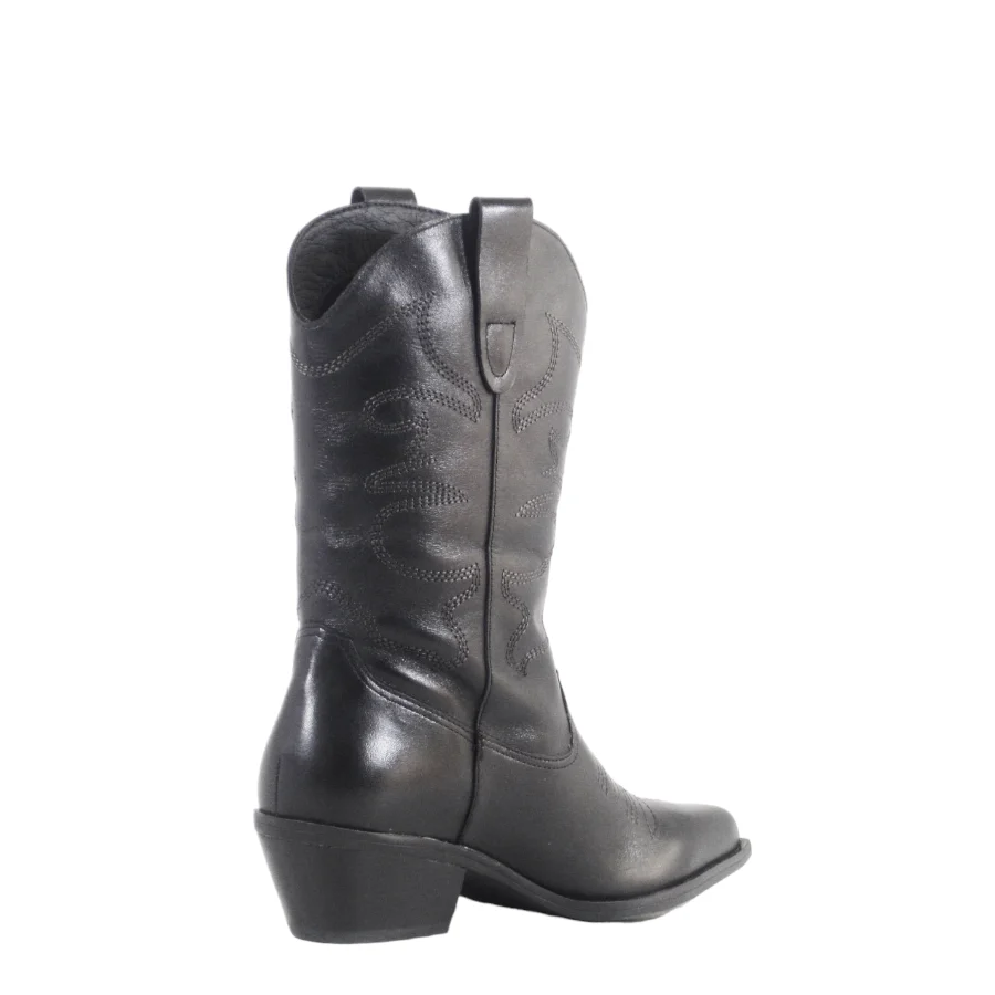Racketeer Leather Cowboy Boots - Olabens