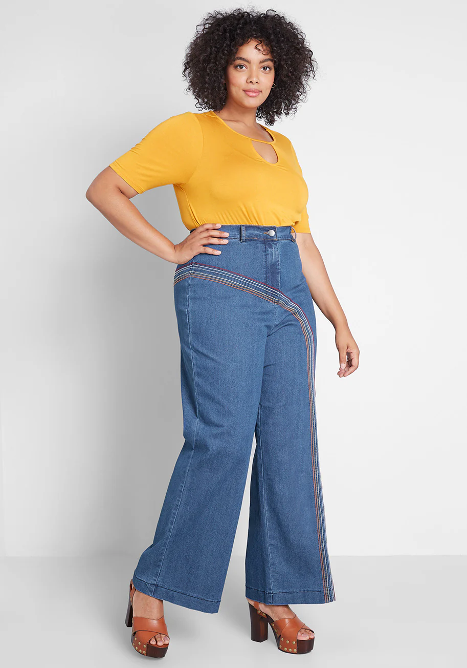 Rainbow With Me Jeans - Short Inseam - Olabens