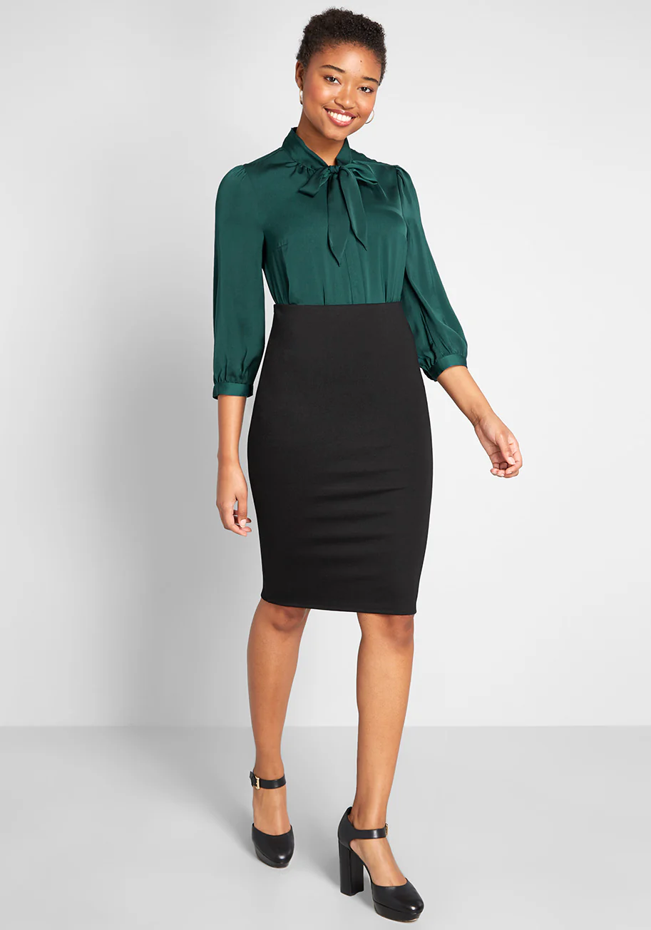 Uptown to Downtown Pencil Skirt - Olabens