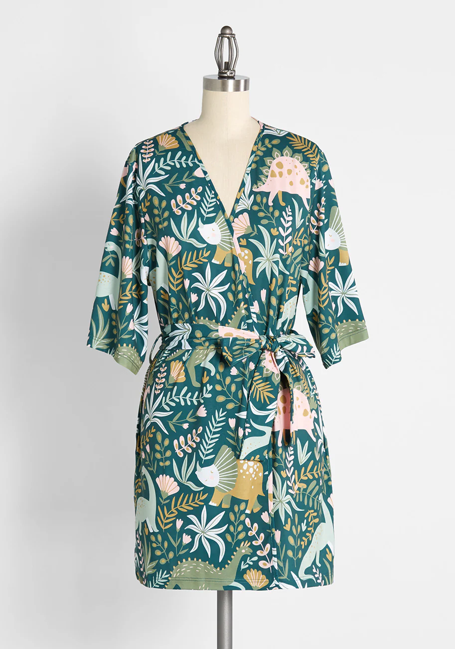 Dino Grove Lounging Robe - Olabens