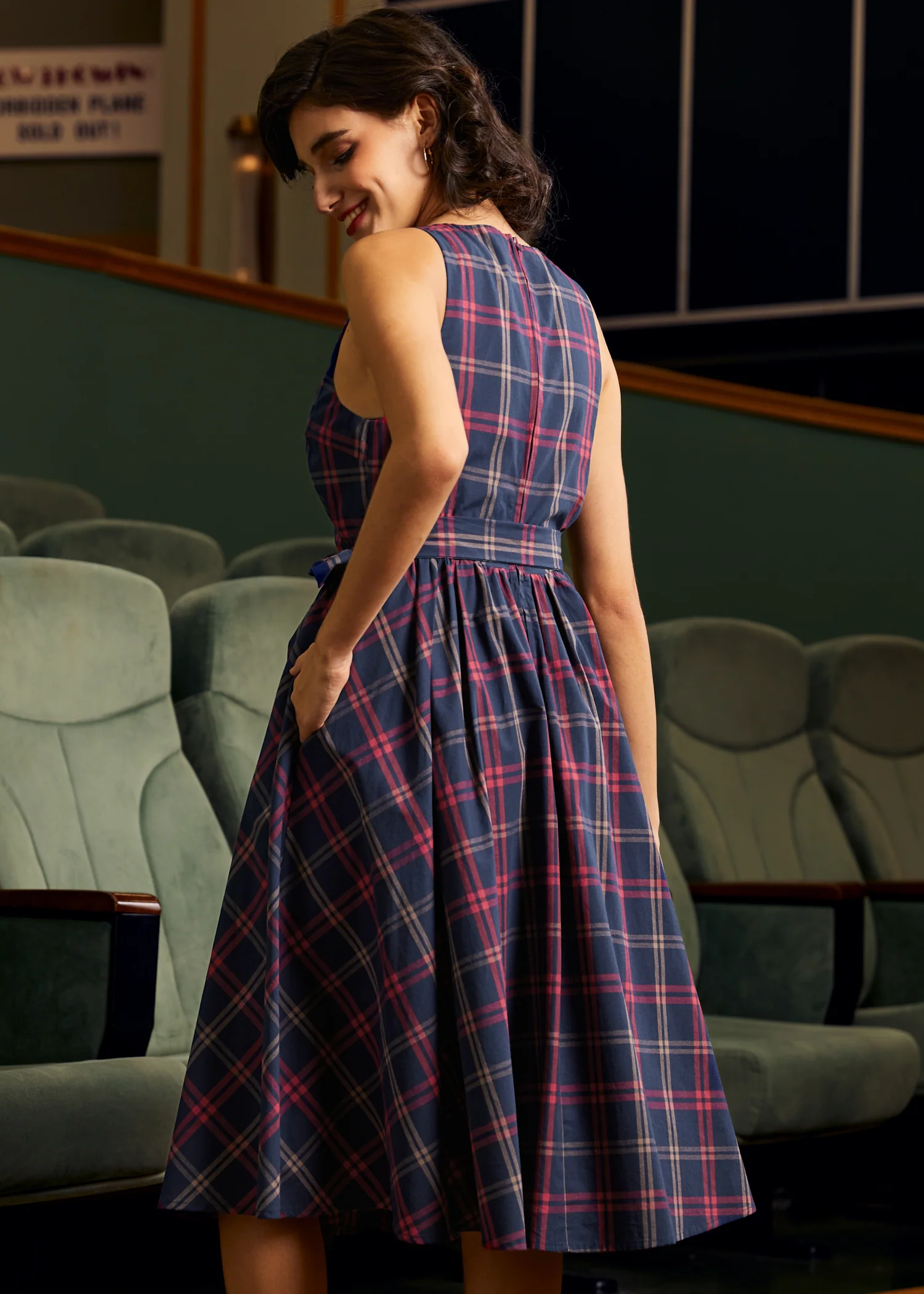 Instant Energy Faux-Wrap Dress - Olabens