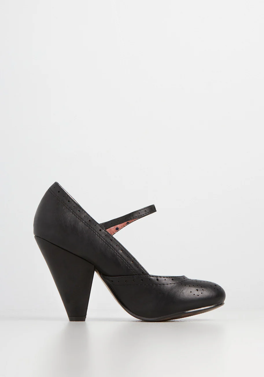 Femme Noir Black Heel - Olabens