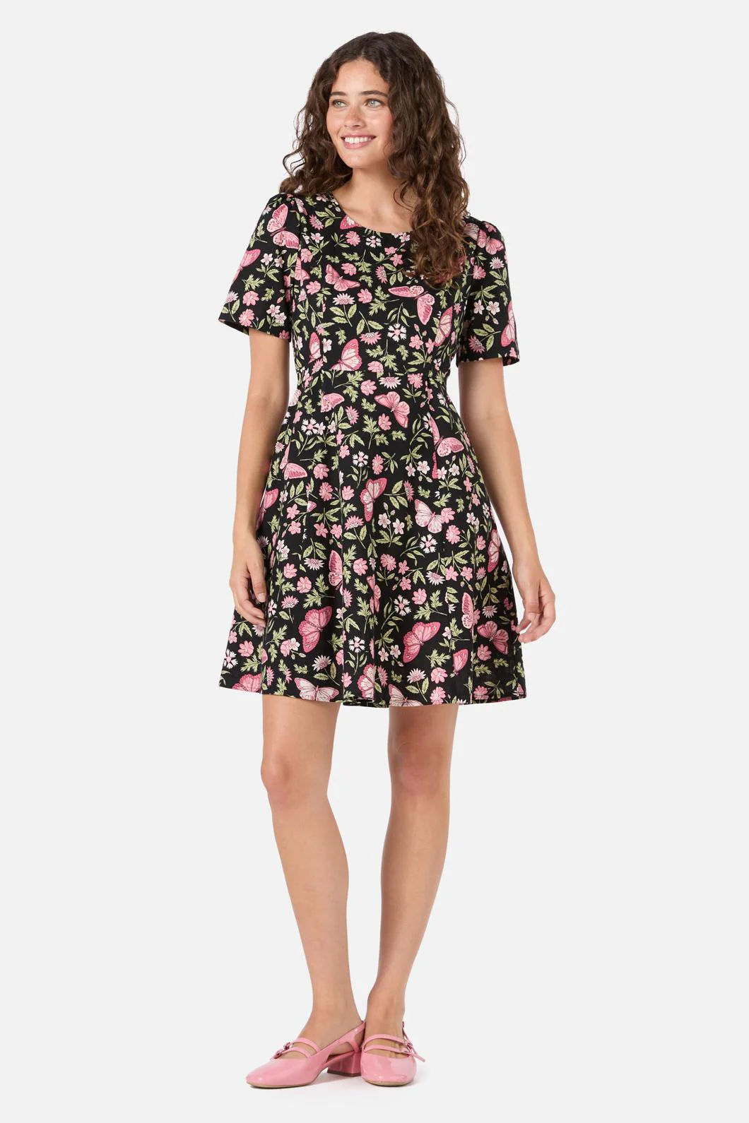 Yvette Butterfly Mini Dress - Olabens
