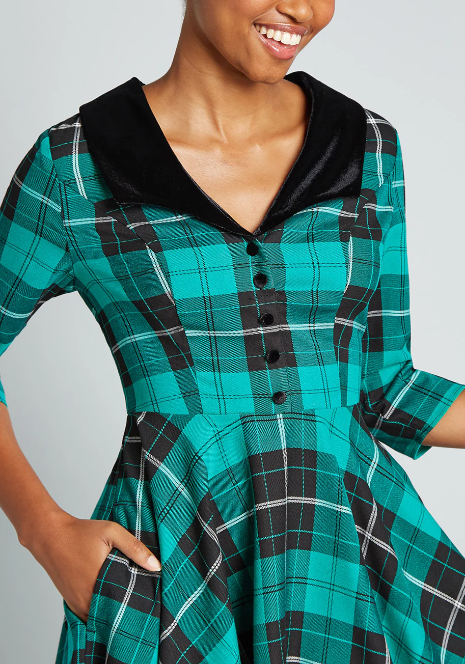 Soda Shop Bop Swing Dress - Olabens