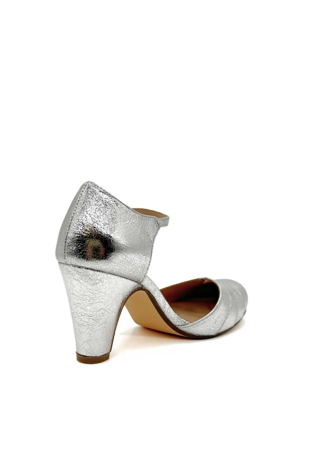 Goldie Metallic Ballroom Heels - Olabens