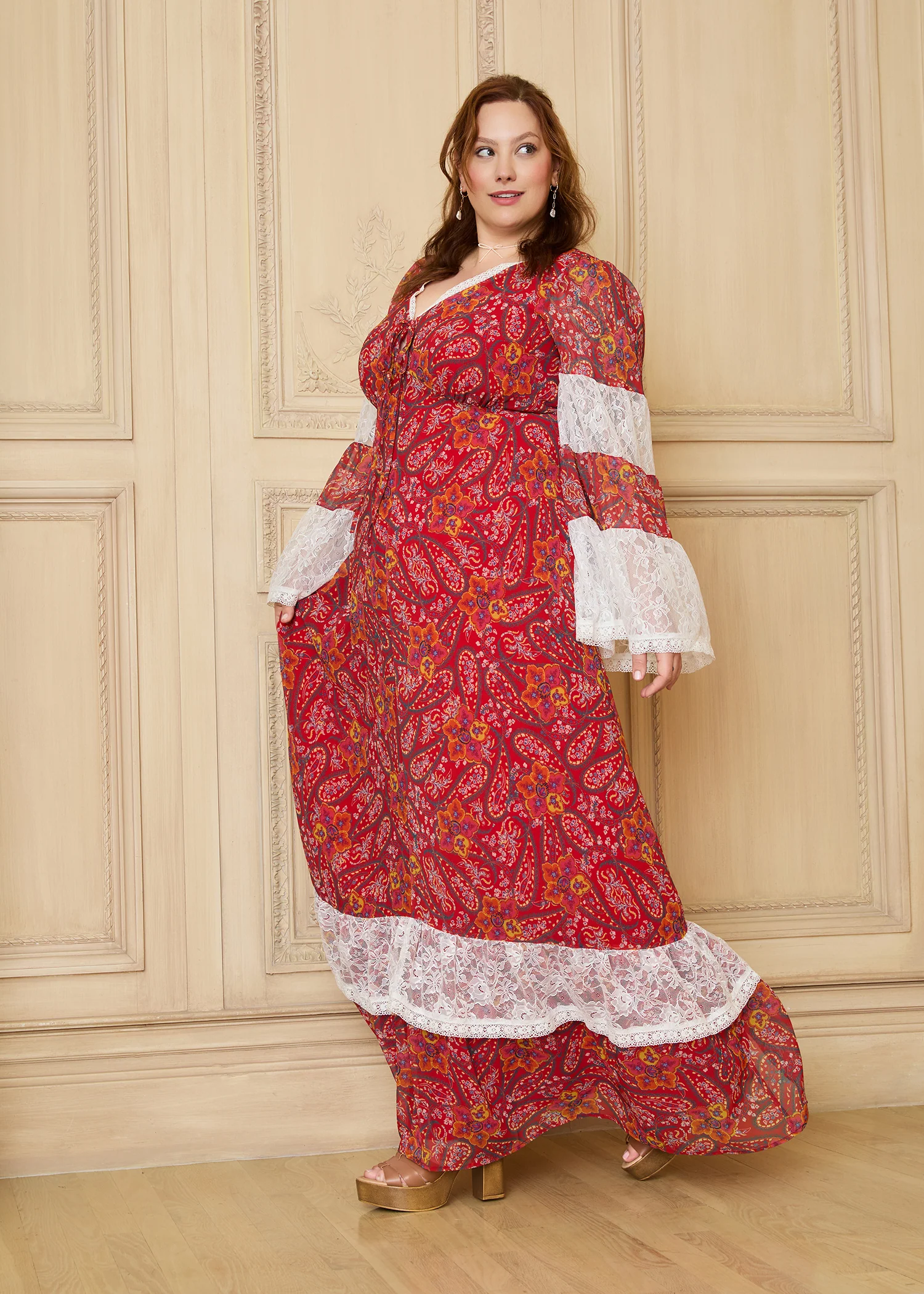 GUNNE SAX by Isnyt Josephina Bell Sleeve Dress - Limited Edition - Olabens