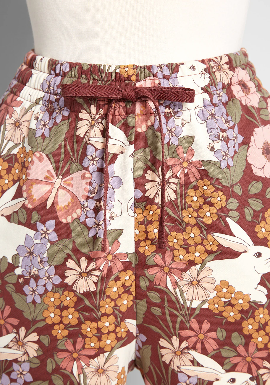 Hopping Good Time Drawstring Shorts - Olabens