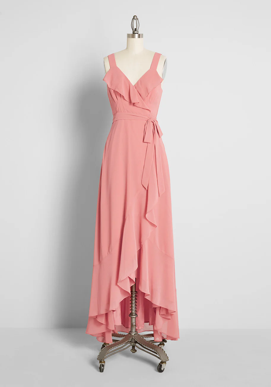 Sweet Essence of Summer Wrap Dress - Olabens