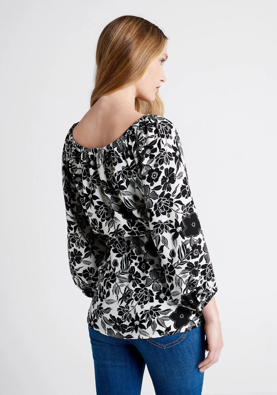 With A Light Heart Peplum Top - Olabens