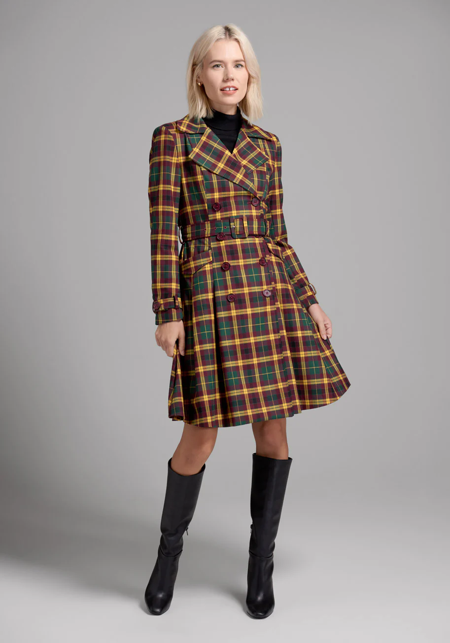 Skirting The Issue Trench Coat - Olabens