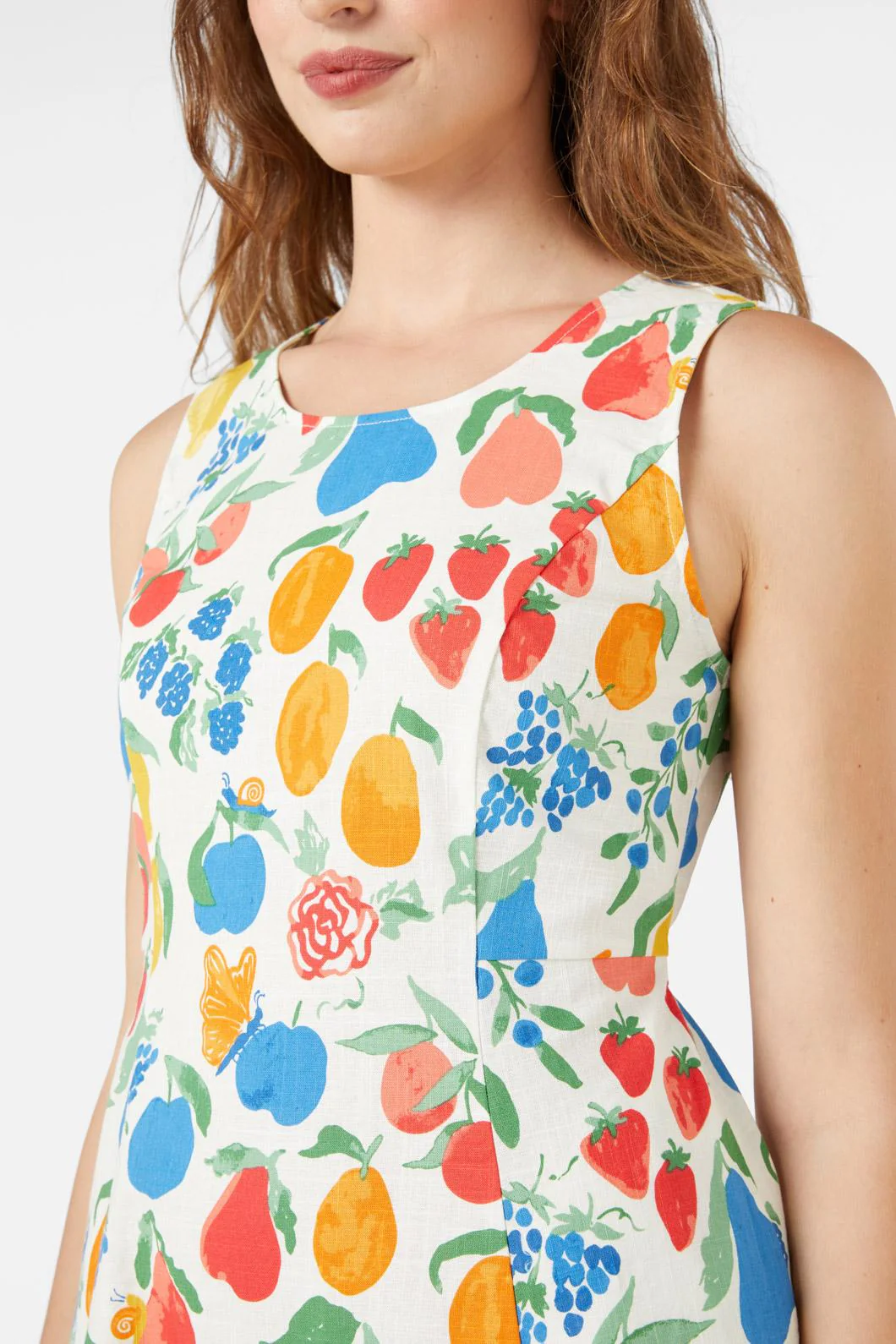 Fruit Bowl Midi Dress - Olabens