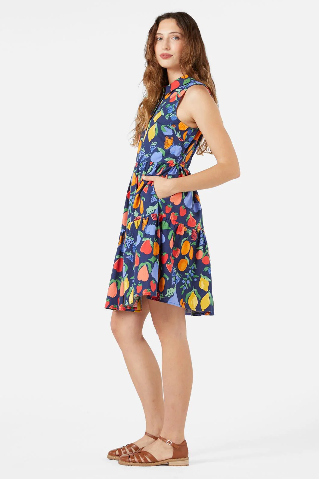 Fruit Bowl Shirt Dress - Olabens