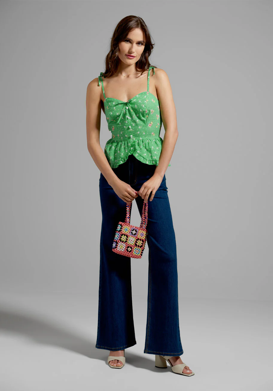 GUNNE SAX for Isnyt Super Bloom Peplum Top - Olabens