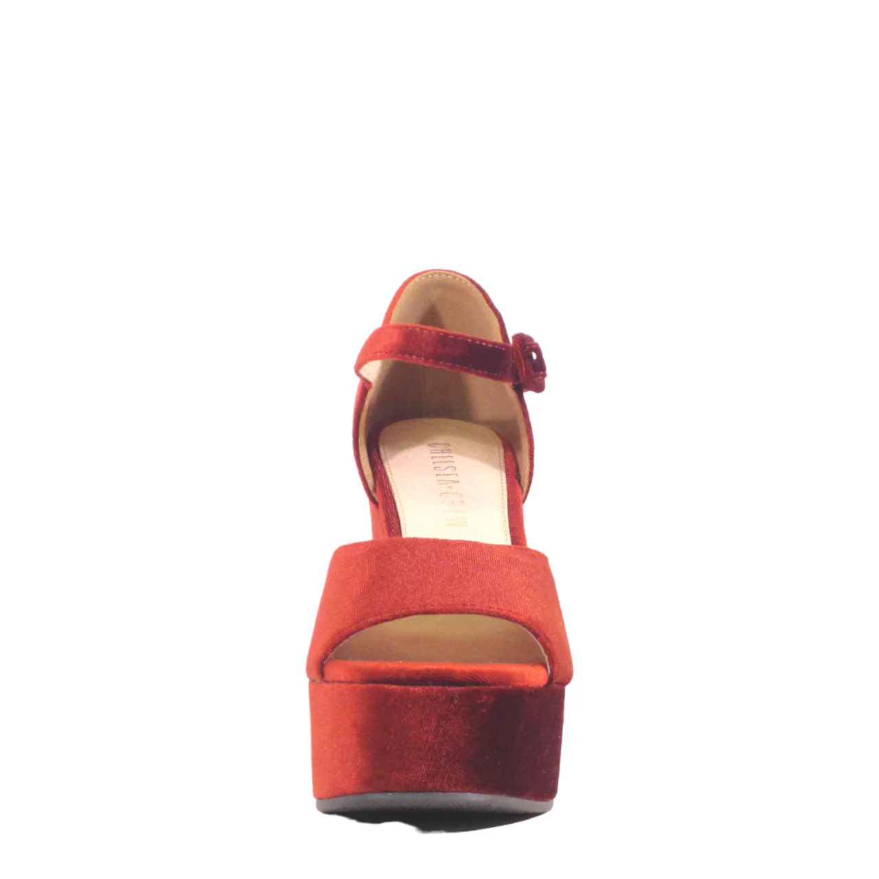 Quill Velvet Platform Heels - Olabens