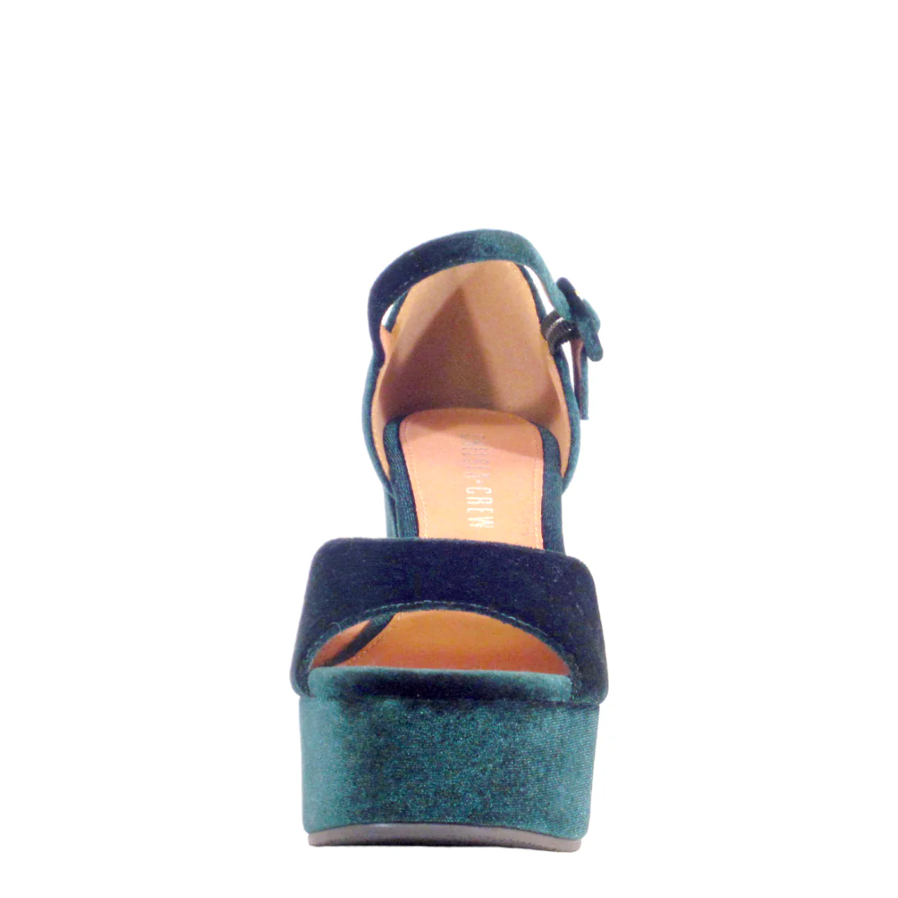 Quill Velvet Platform Heels - Olabens