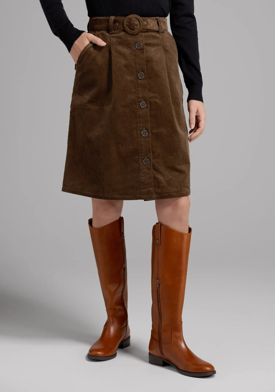 Girl Detective A-Line Skirt - Olabens