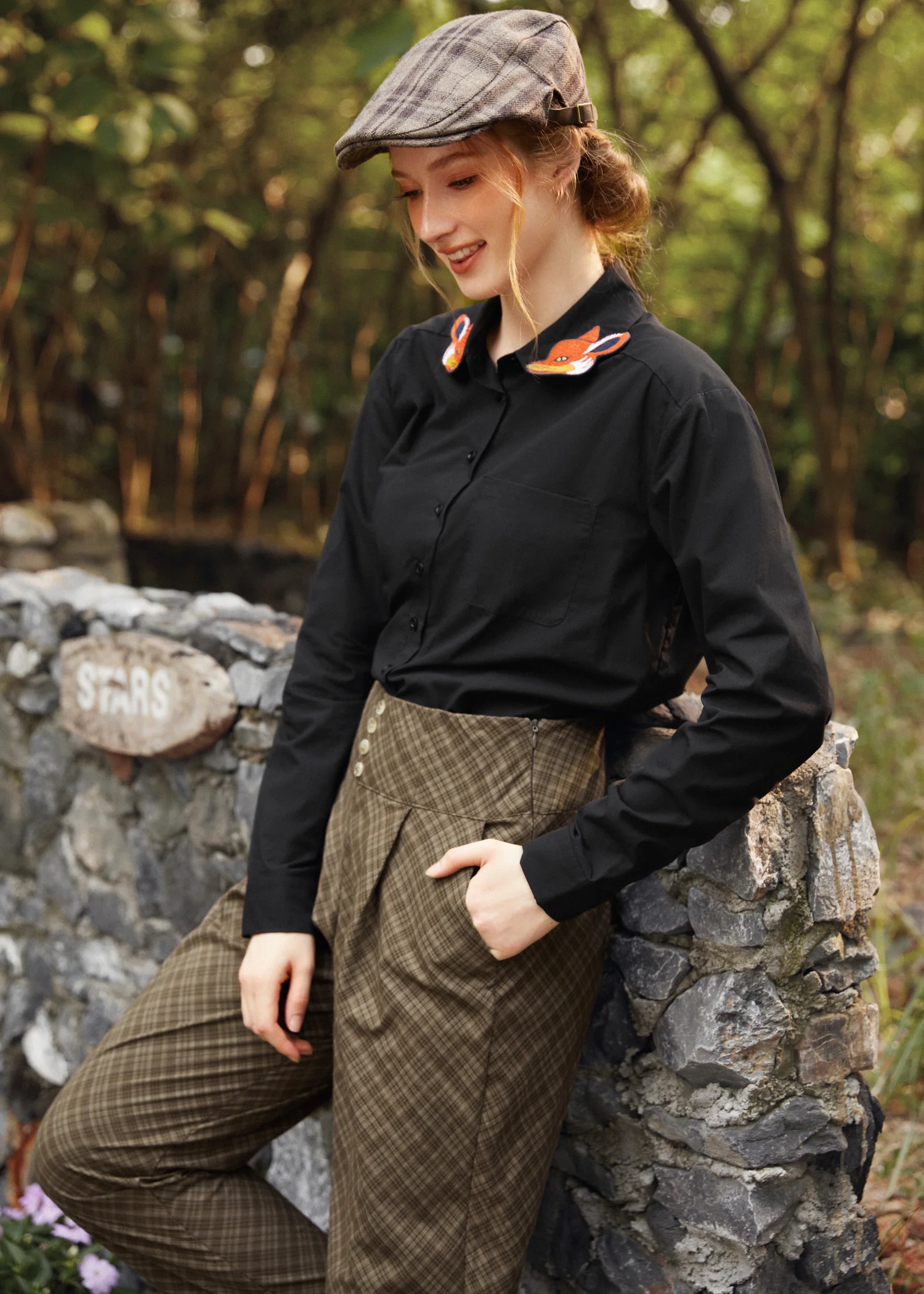 Once Upon a Twirl Pleated Trouser - Olabens