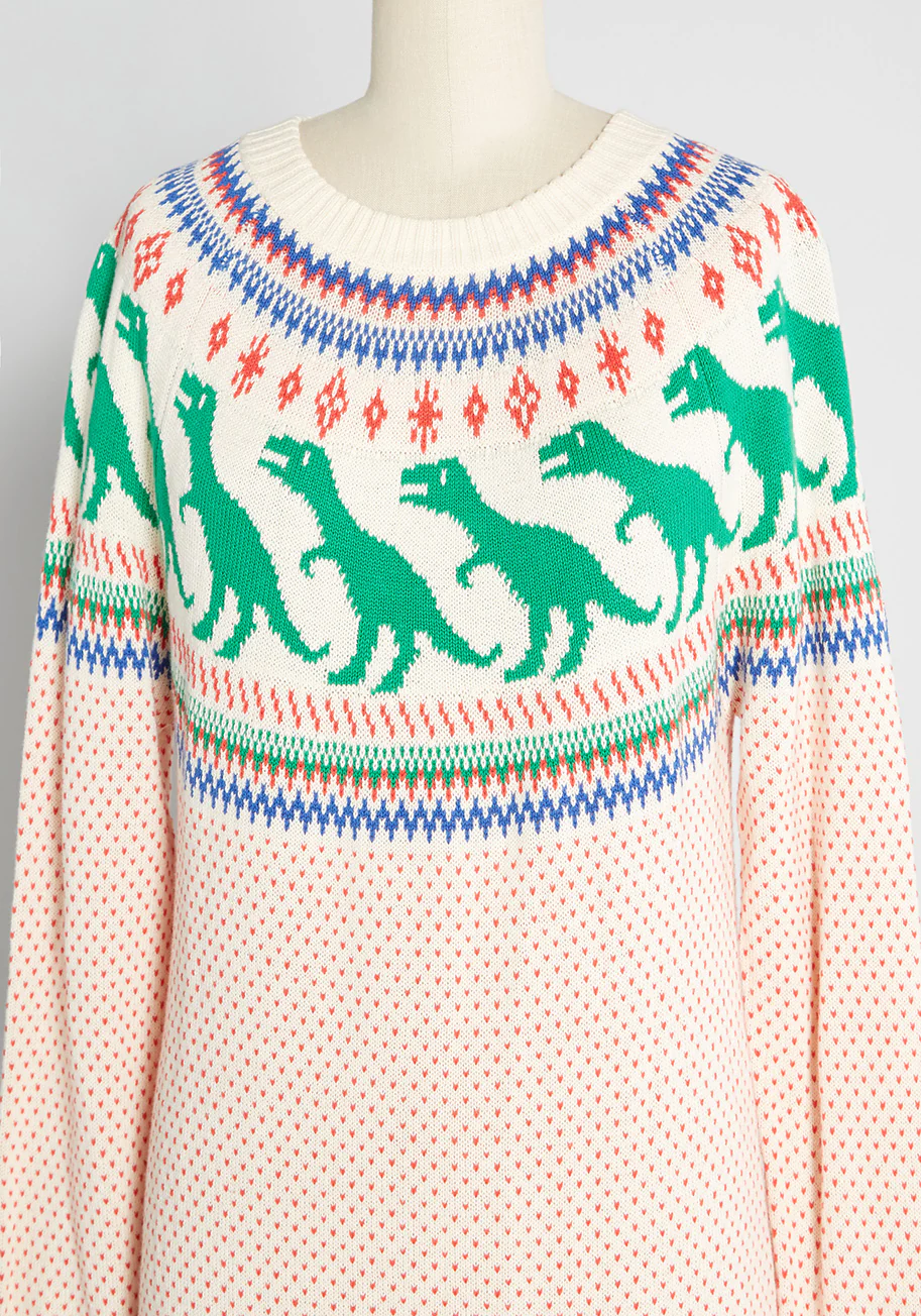 Rawr Ambition Fair Isle Sweater - Olabens