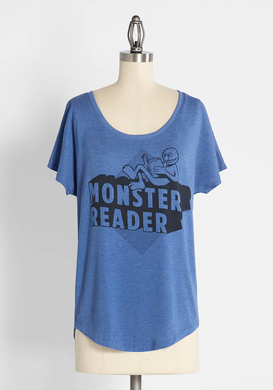 Monster Reader Graphic Tee - Olabens
