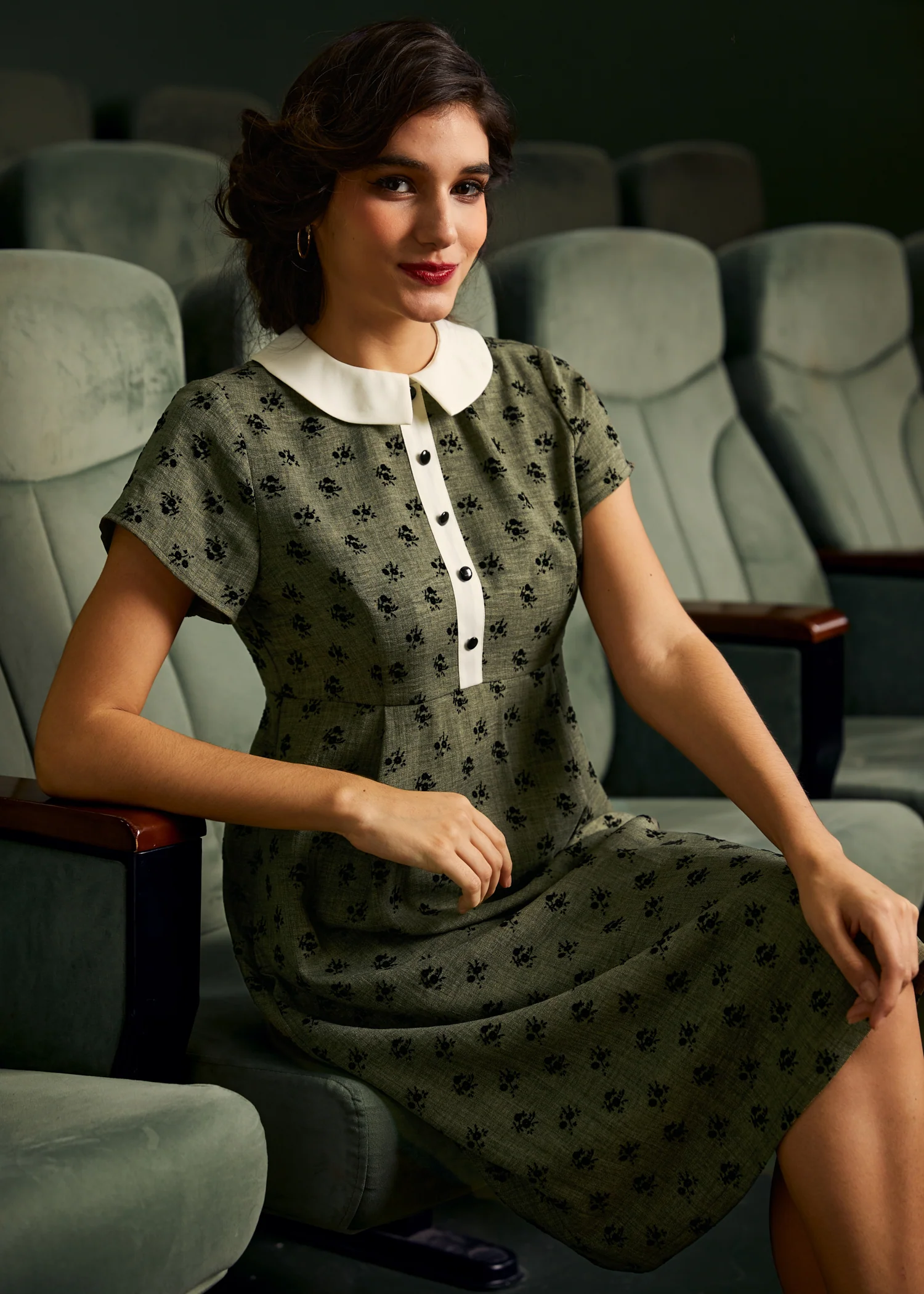 Pretty at the Pumpkin Patch Shirtwaist Dress - Olabens