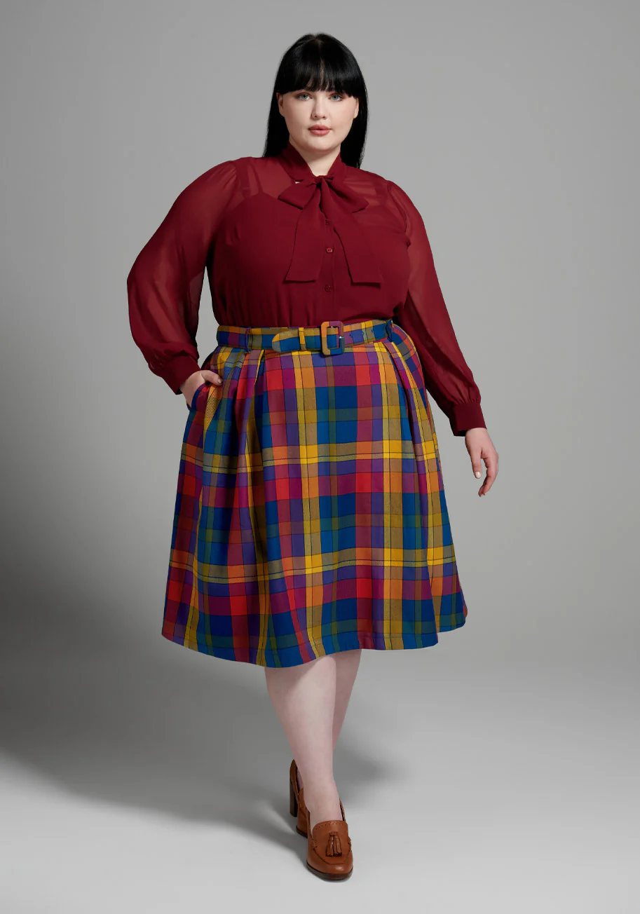 Twirled Series Swing Skirt - Olabens