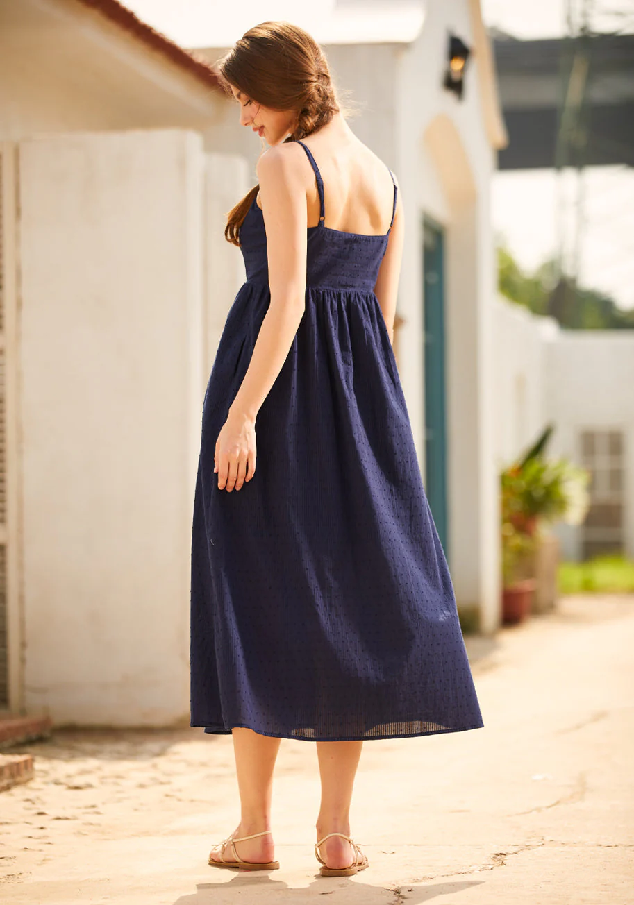 Quite Clearly Charismatic Midi Dress - Olabens