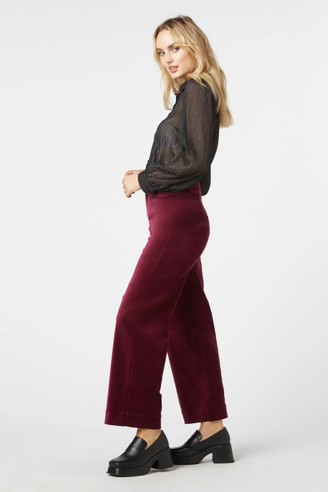 Pearl Glitter Blouse - Olabens