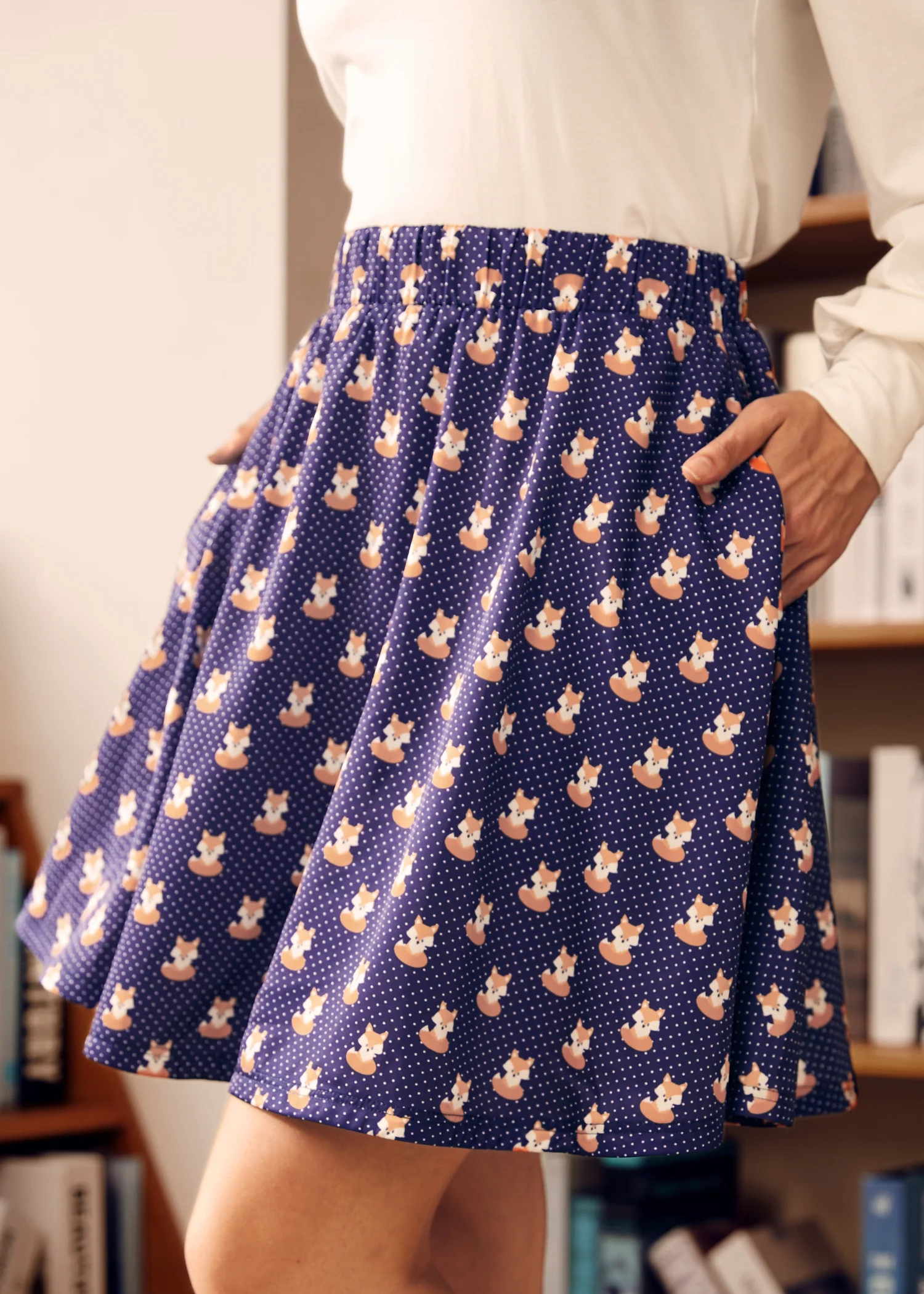 Twirl Into Fall A-Line Skirt - Olabens