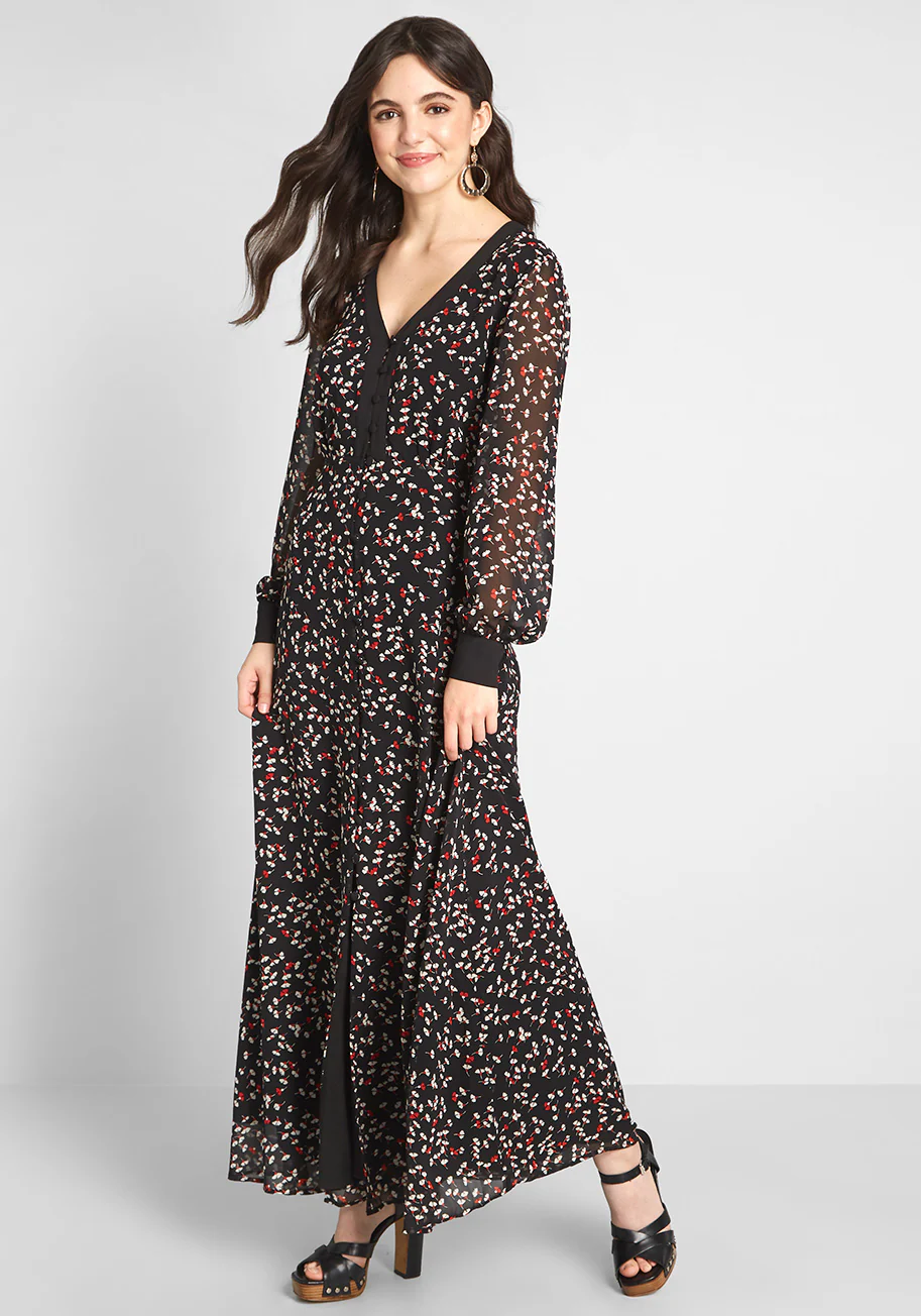 Windswept Off My Feet Maxi Dress - Olabens