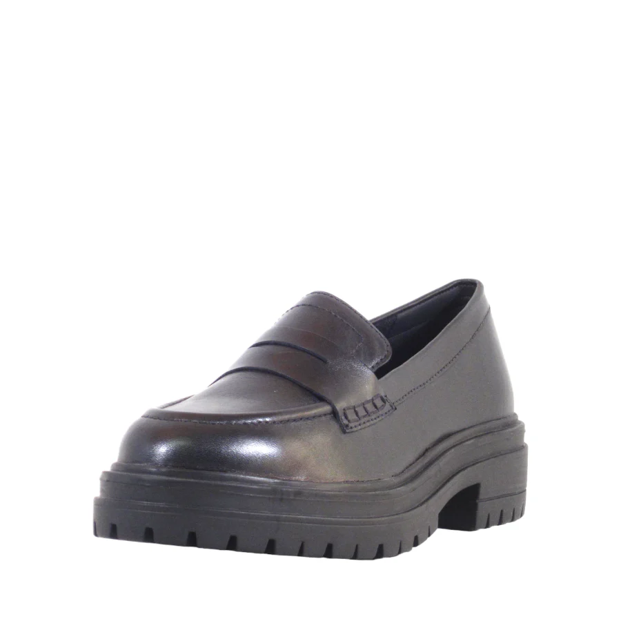 Giana Lug-Sole Penny Loafers - Olabens