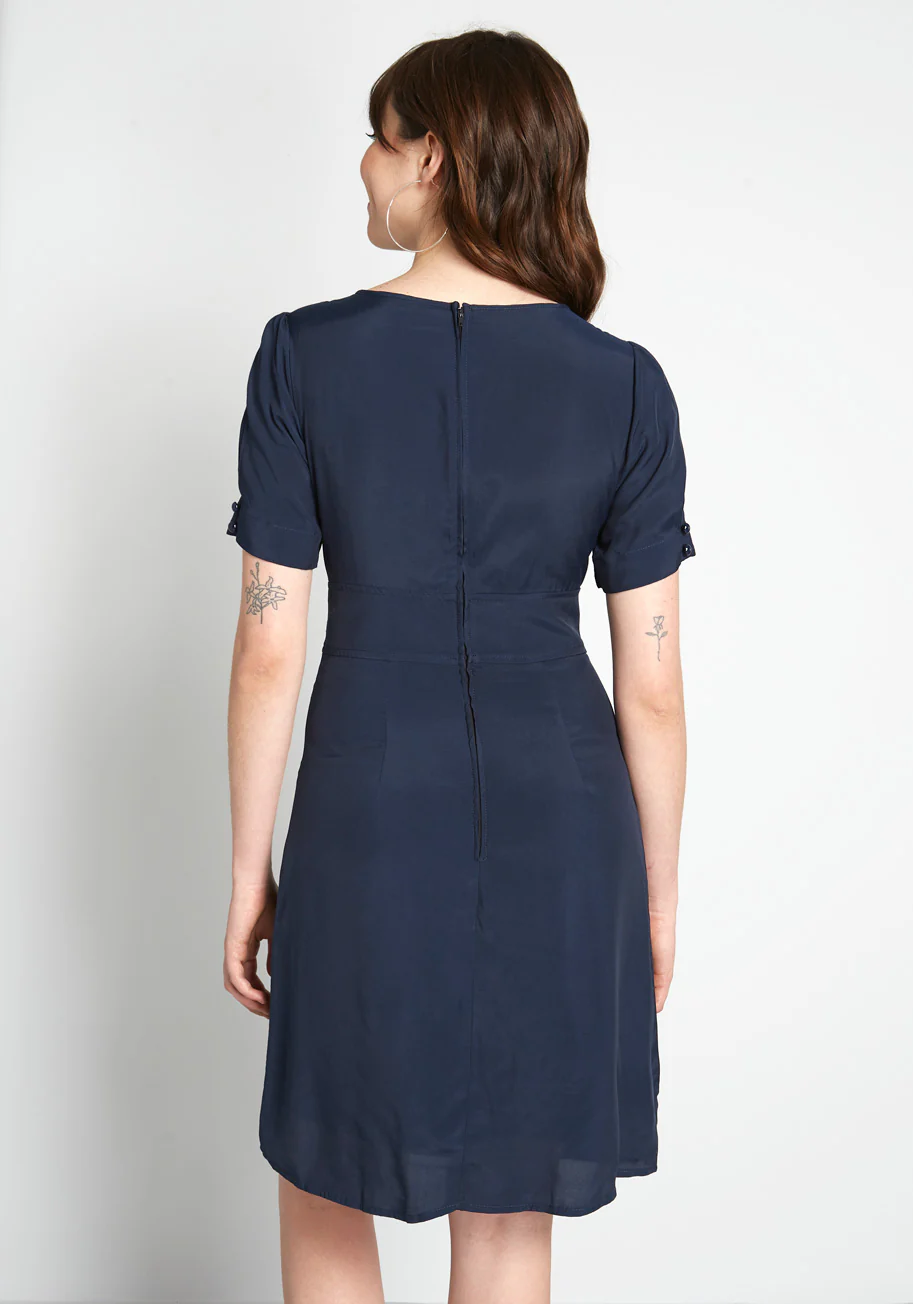 The Keyhole Story A-line Dress - Olabens