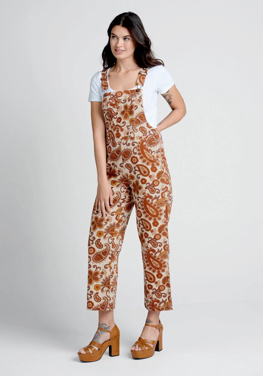 Am I Dreaming? Paisley Overalls - Olabens