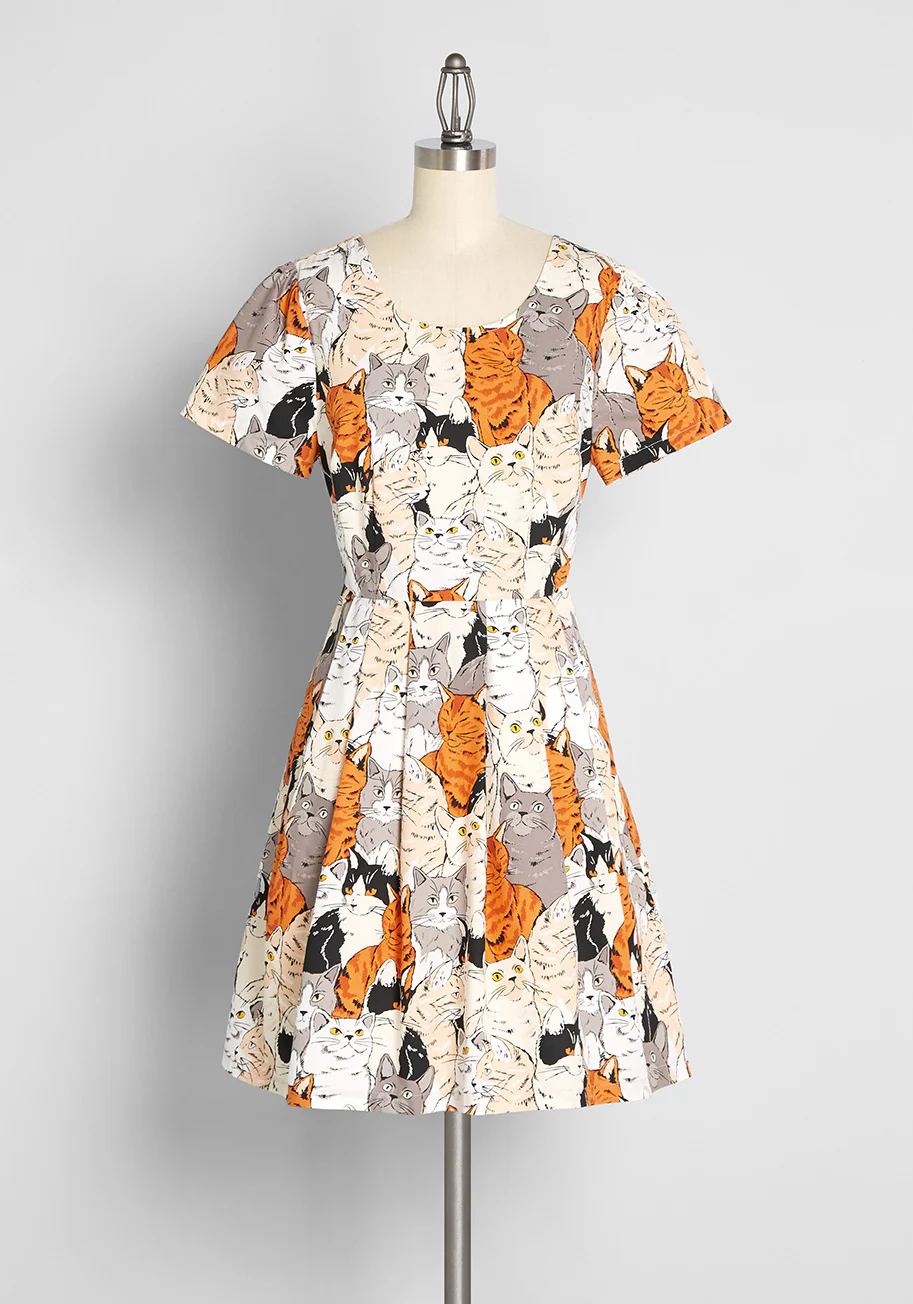 My Furry Alliance A-Line Dress - Olabens