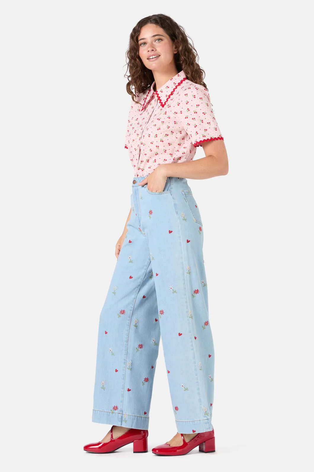 Holly Short Sleeve Blouse - Olabens