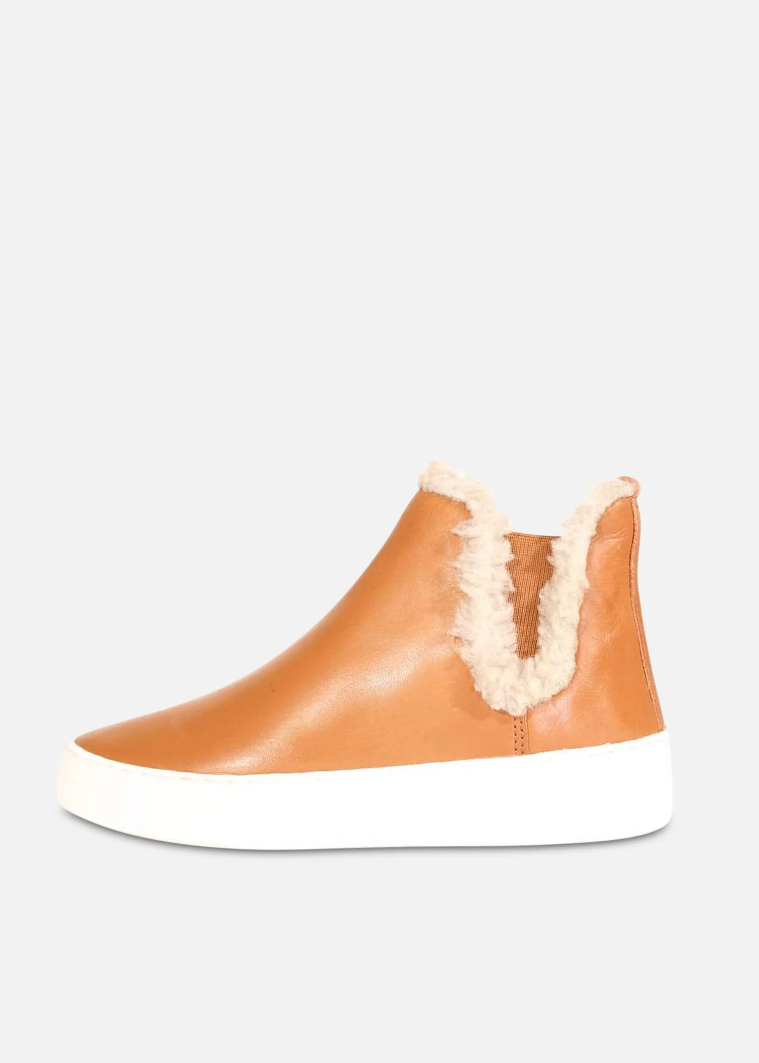 Winston Shearling Detail Sneakers - Olabens