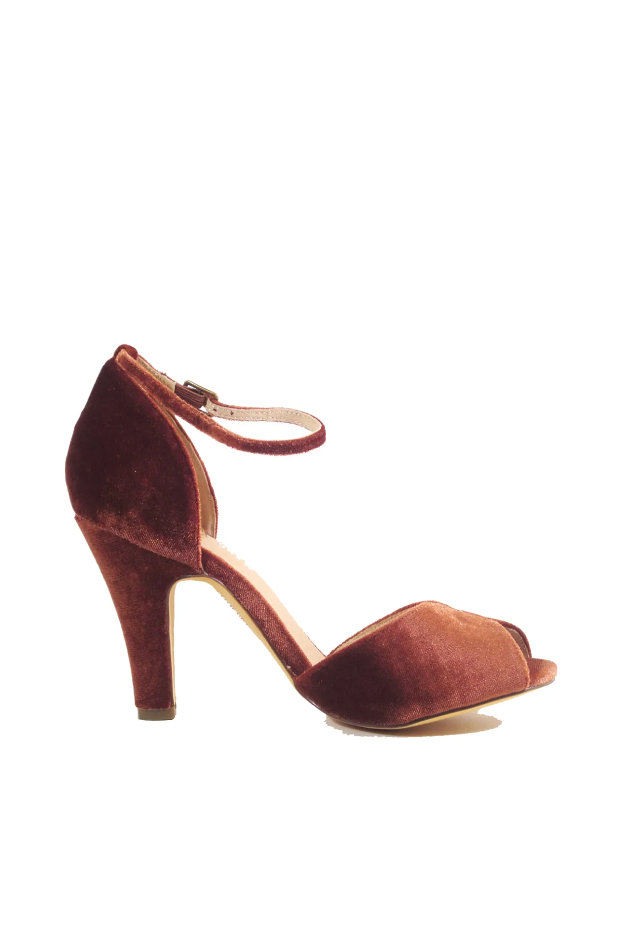 Lola Velvet Heels - Olabens