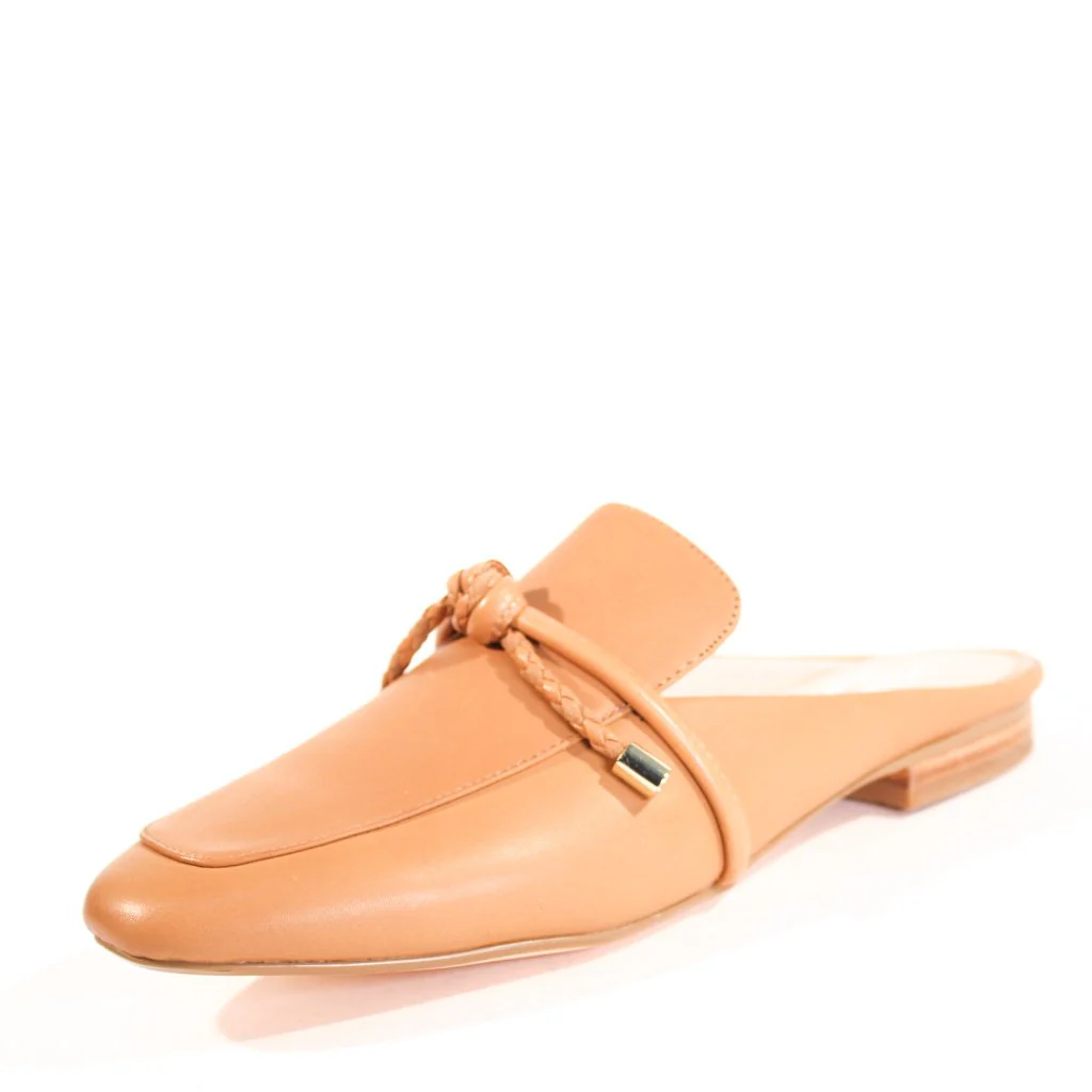 Odelia Leather Mules - Olabens