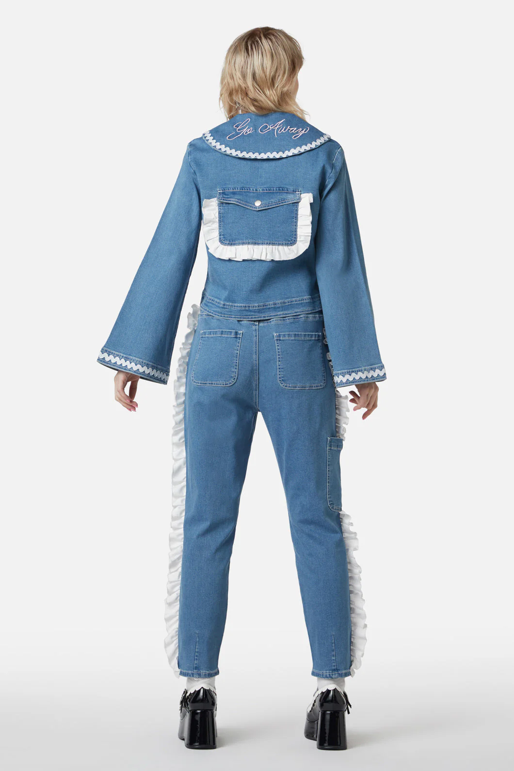 Sailor Teddy Denim Jacket - Olabens