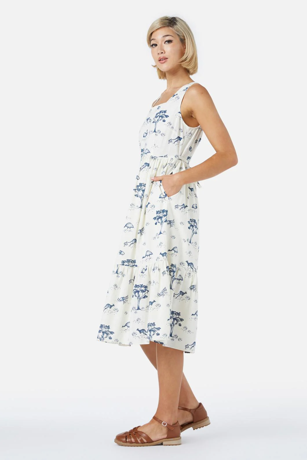Aus Toile Midi Dress - Olabens