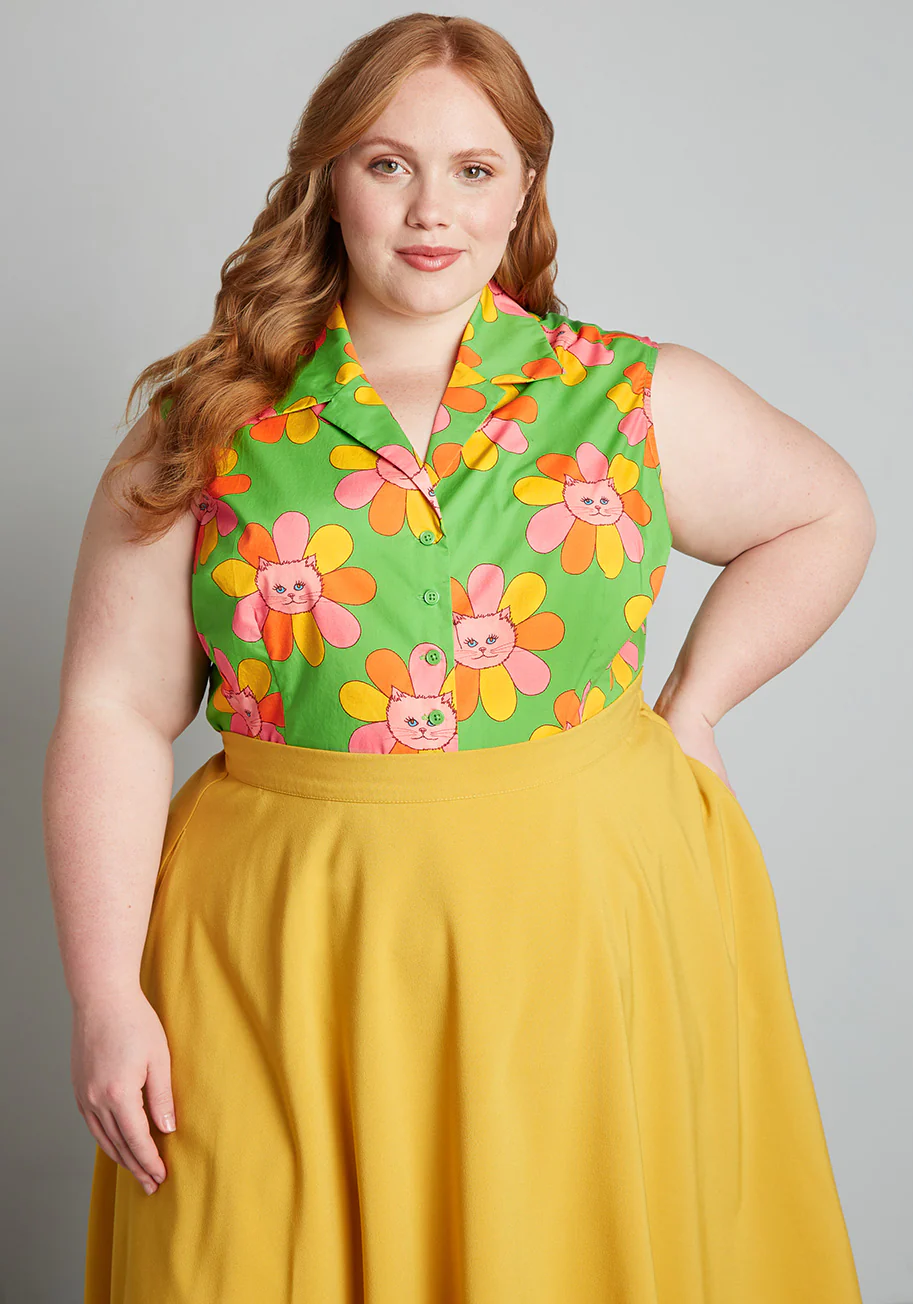 Isnyt x Marisol Muro Showing Up Chic Sleeveless Top - Olabens
