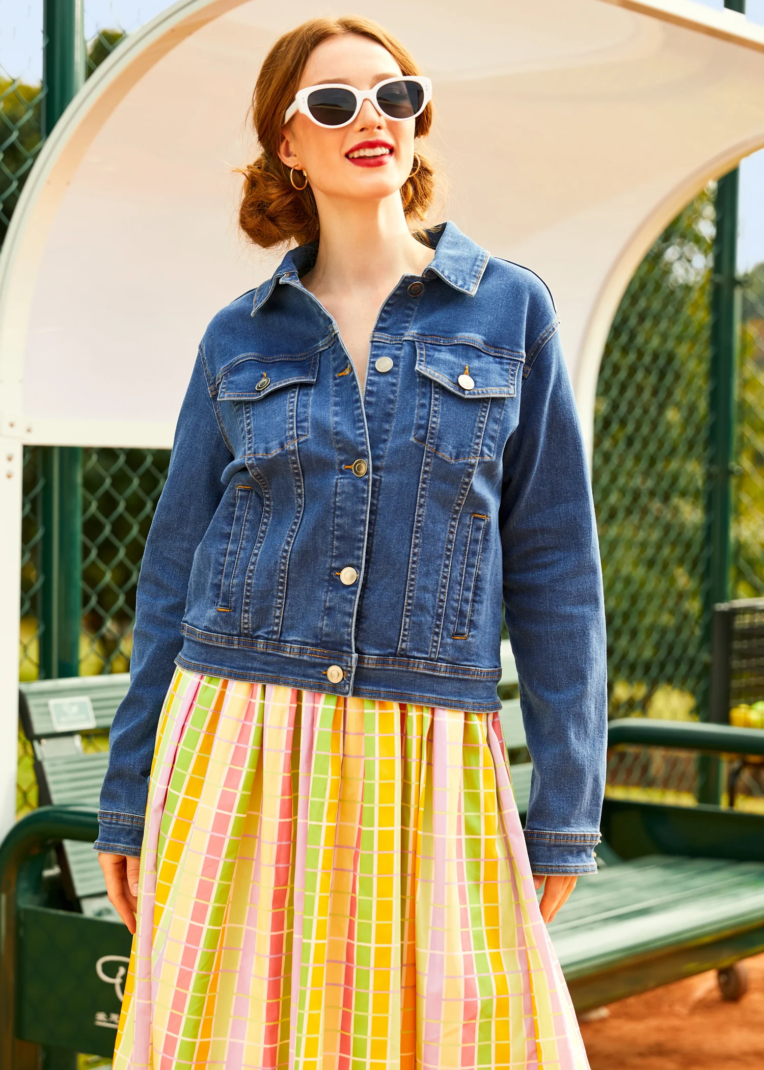 Over the Rainbow Denim Jacket - Olabens