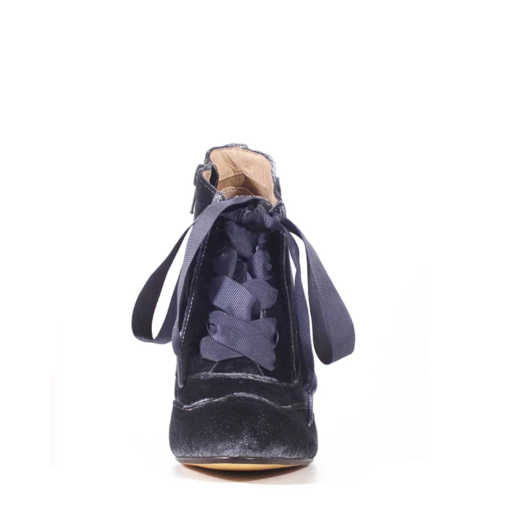 Taylor Velvet Enchanting Booties - Olabens