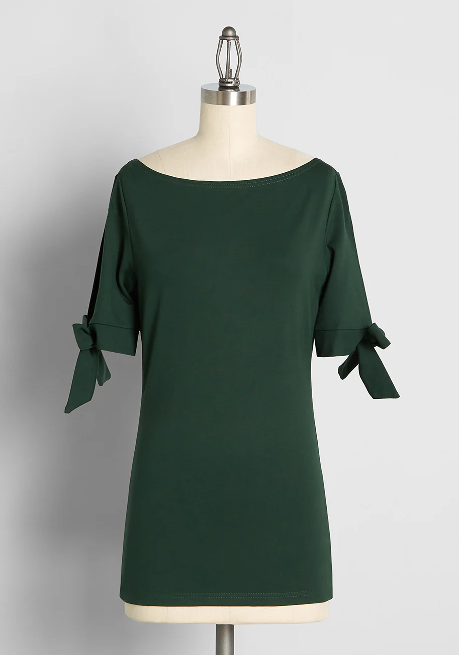 Bows For Show Tunic Top - Olabens