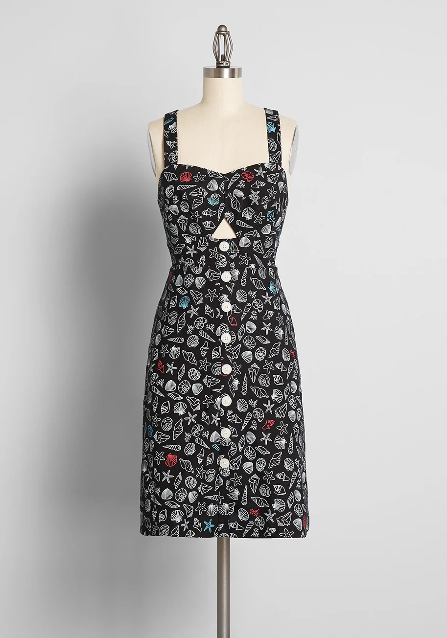 Seashore Spectacular Fit and Flare Dress - Olabens