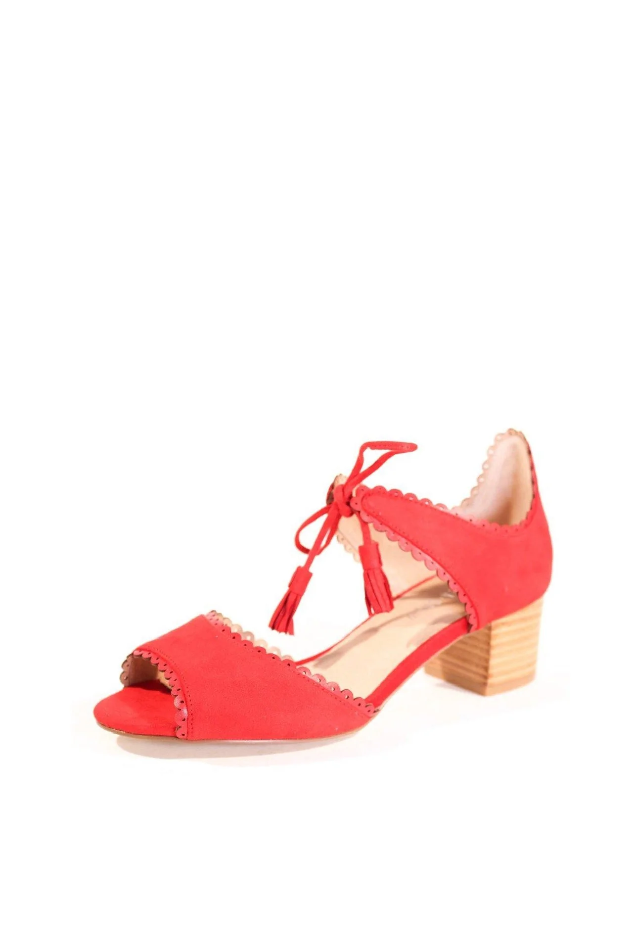 Casino Block-Heel Sandals - Olabens