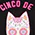 Cinco De Meow Crew Neck Tee - Olabens