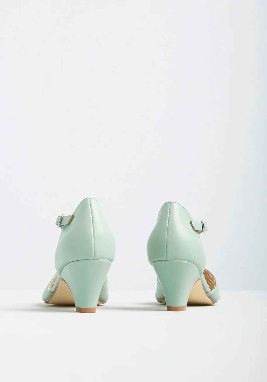 Dapper Dame T-Strap Heel - Olabens