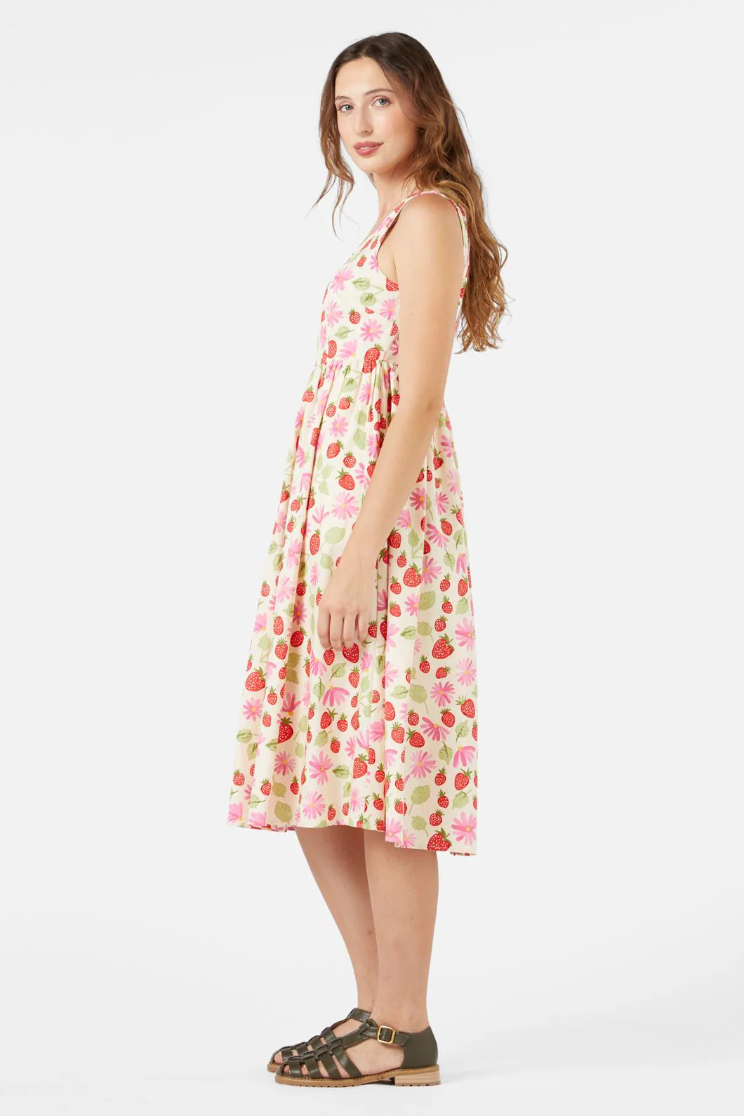 La Fraise Midi Dress - Olabens