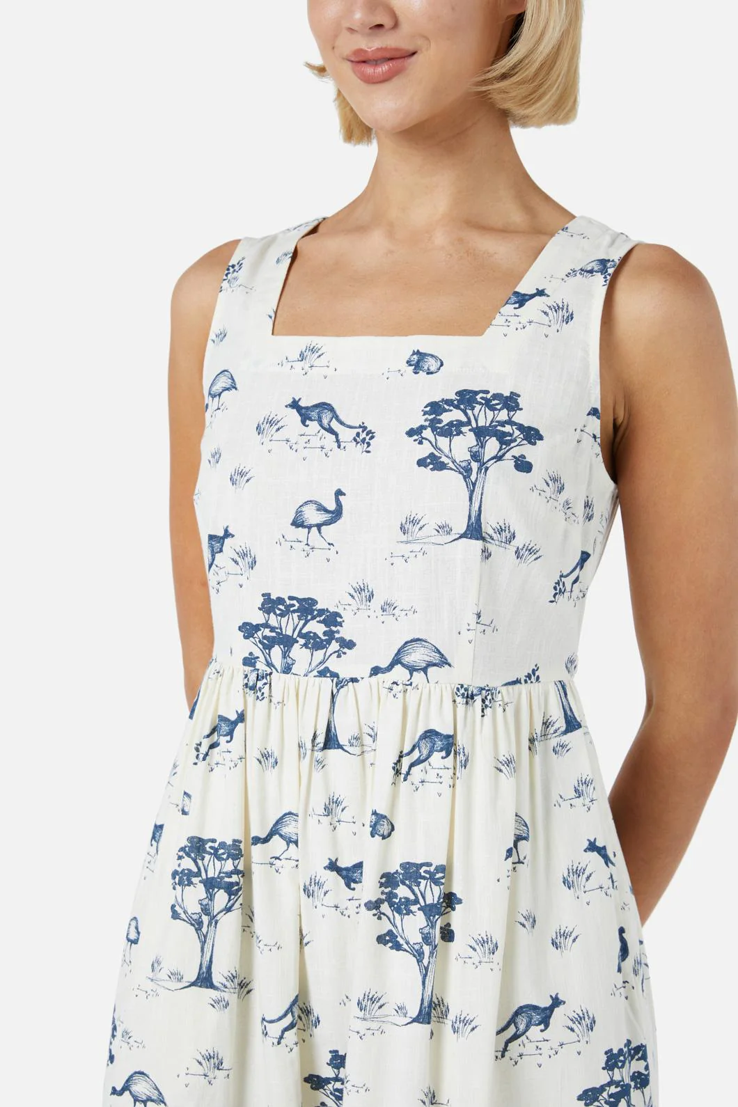 Aus Toile Midi Dress - Olabens